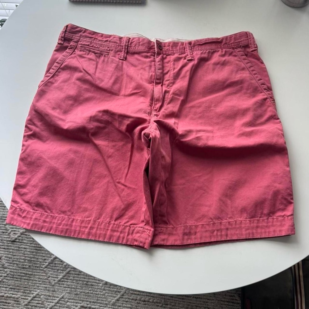 Ralph Lauren Men's Coral Flat Front Shorts